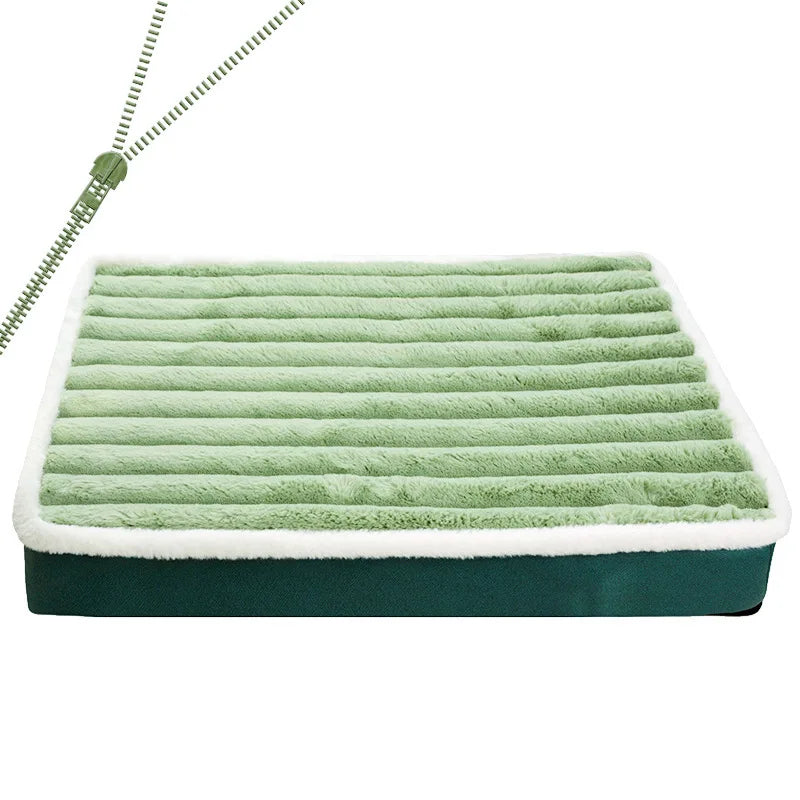 Washable Dog Bed in Green