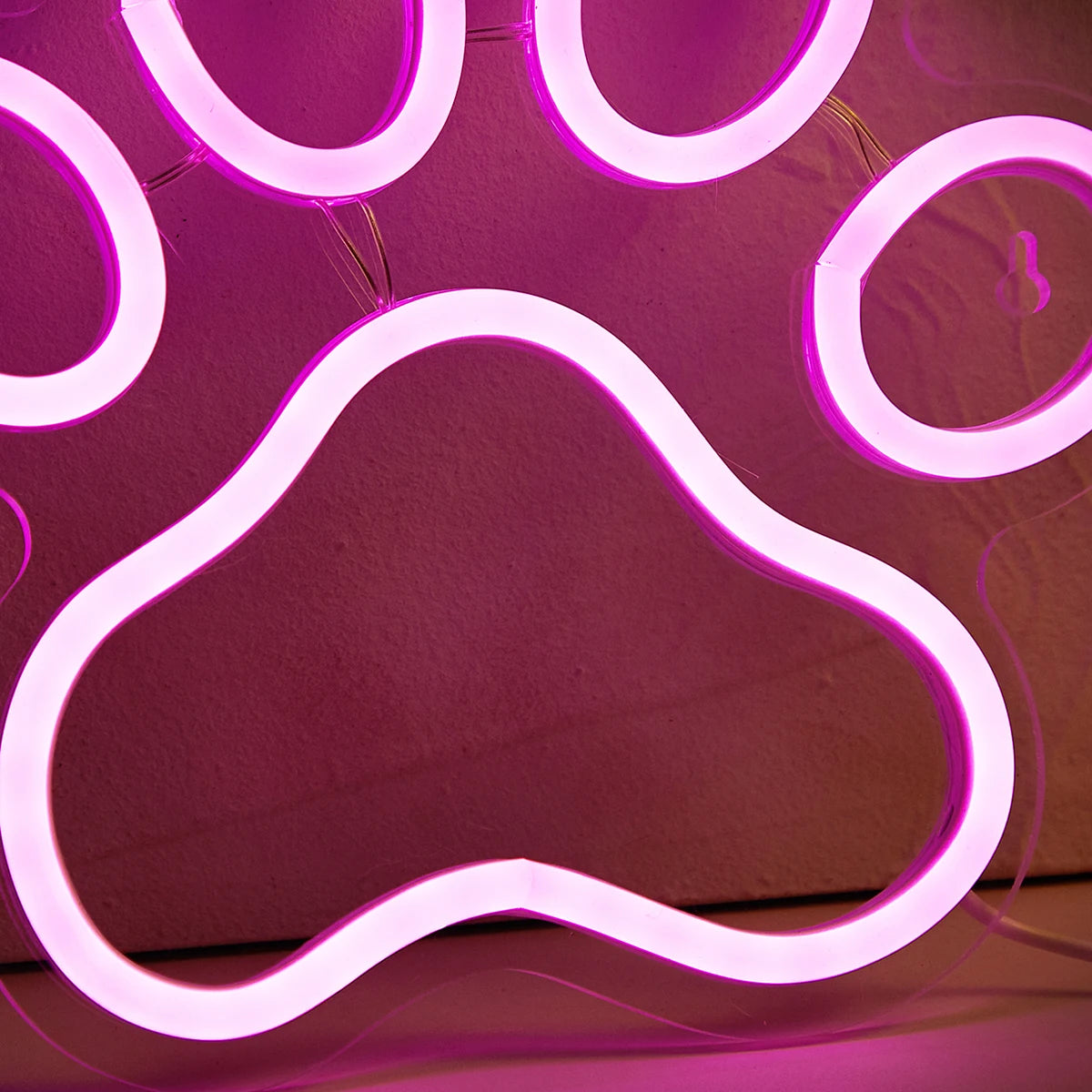 LED Neon Dog Paw