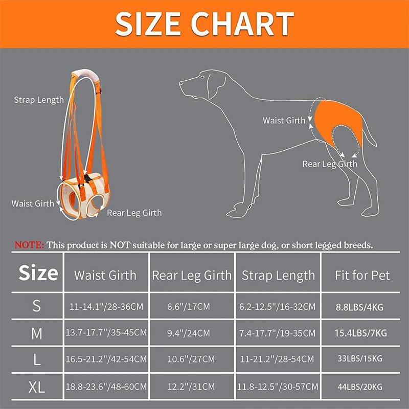 Sling For Dogs Back Legs
