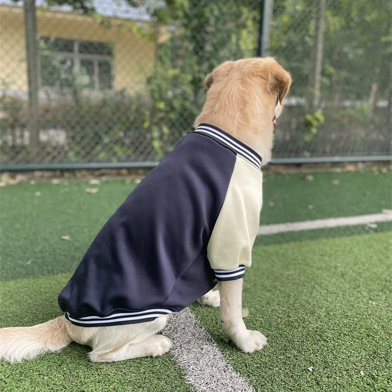 Dog Baseball Shirt in Navy