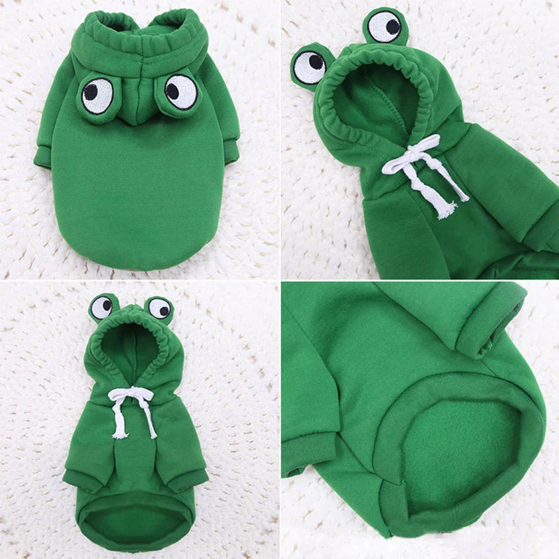 Frog Hoodies For Dog