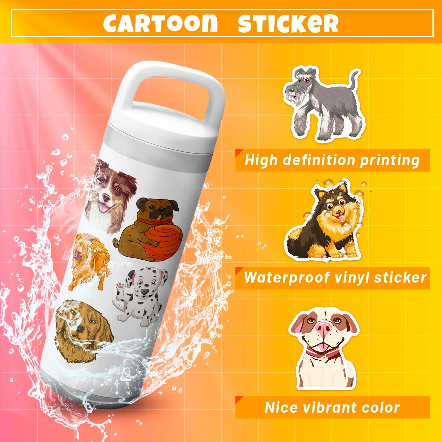 Cartoon Dog Sticker