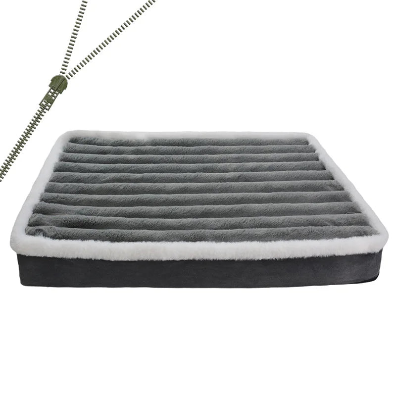 Washable Dog Bed in Gray