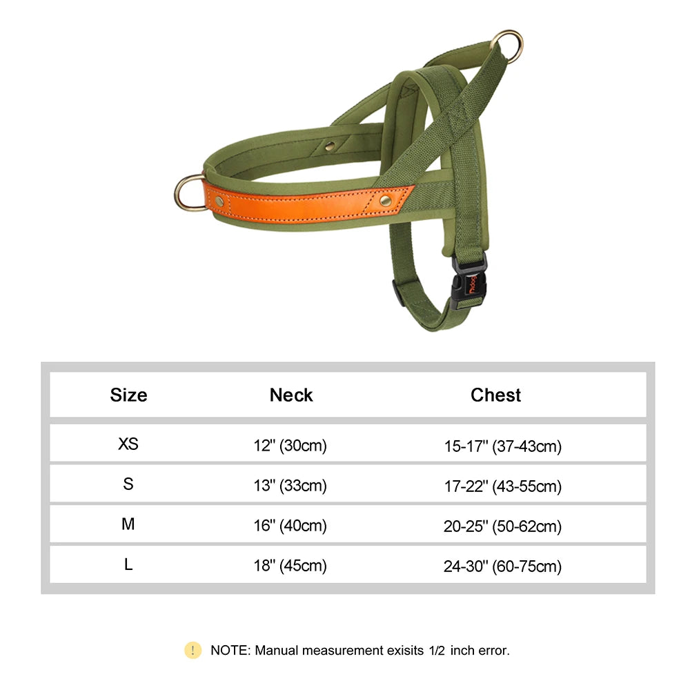 No Pull Dog Harness in Green