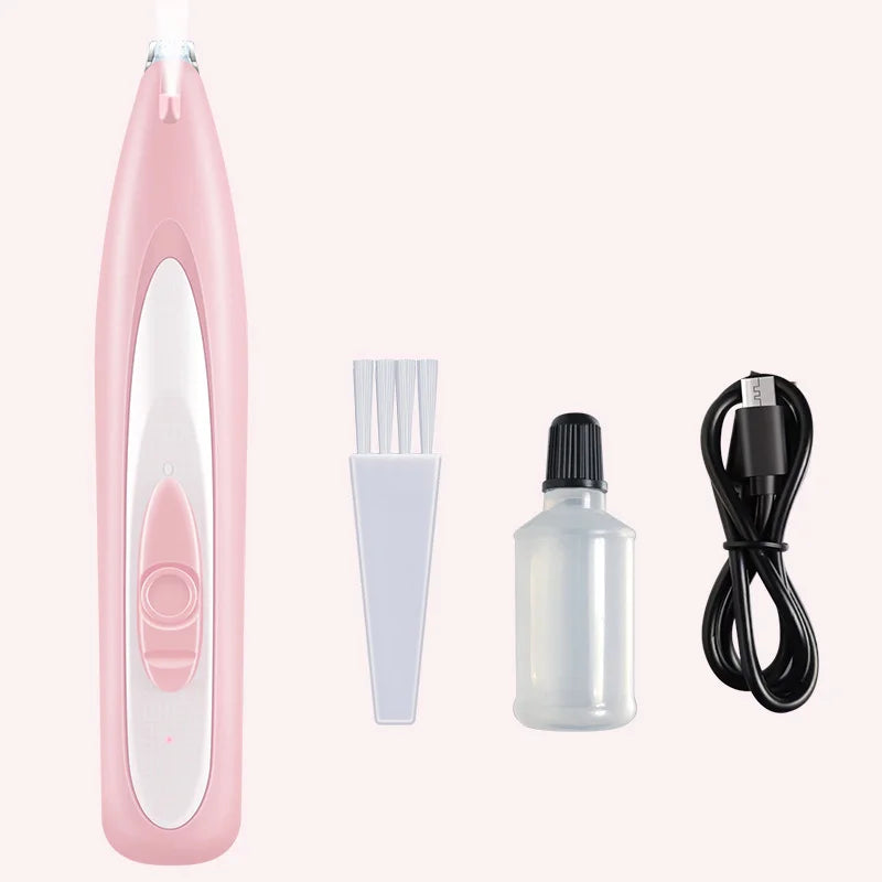 Electric Dog Hair Trimmer in Pink