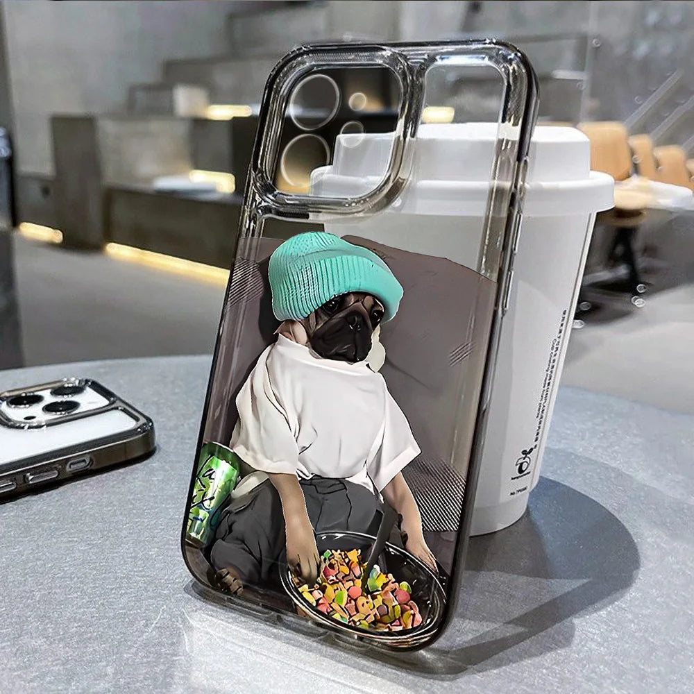 Pug iPhone Case in Black