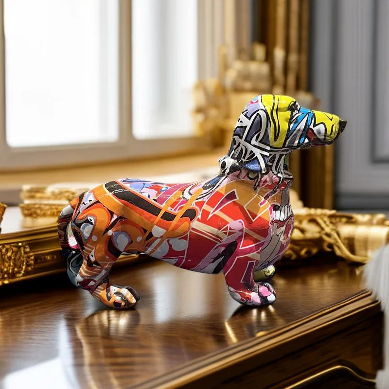 Dachshund Dog Statue