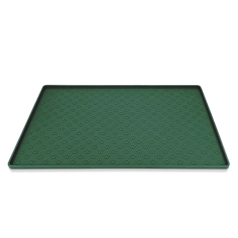 Dog Food Placemat in Hunter Green