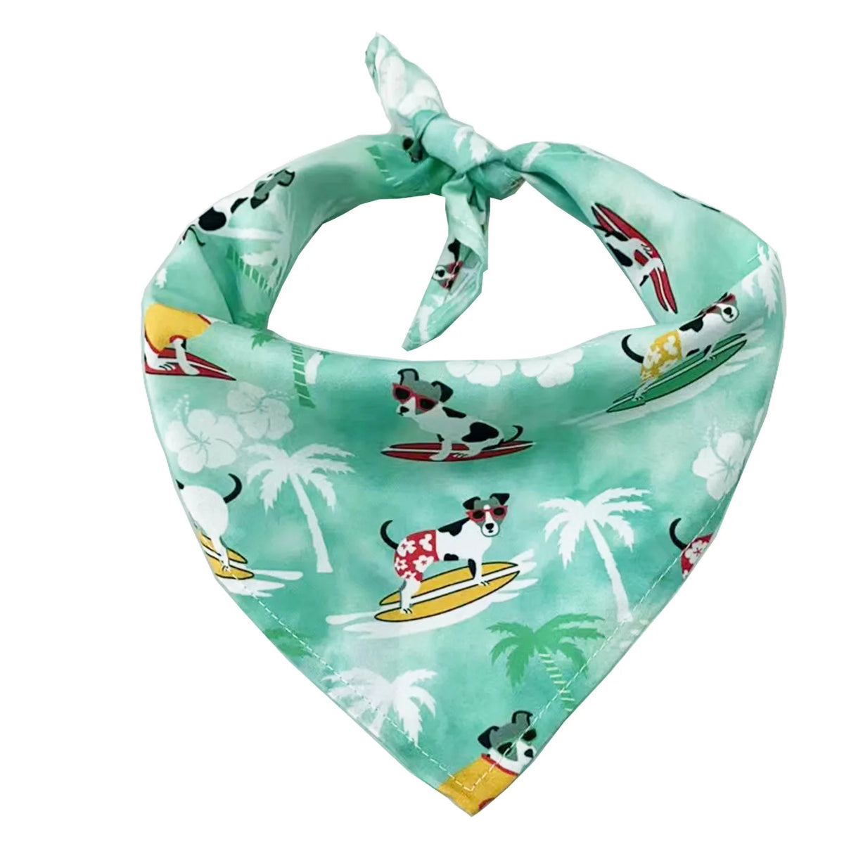 Dog Bandana in Dog Surf Green