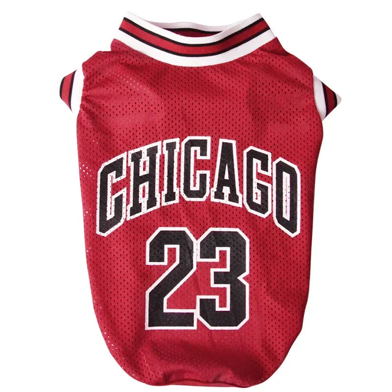 Basketball Jerseys For Dogs in Red