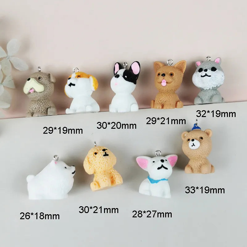Dog Charm Keychain