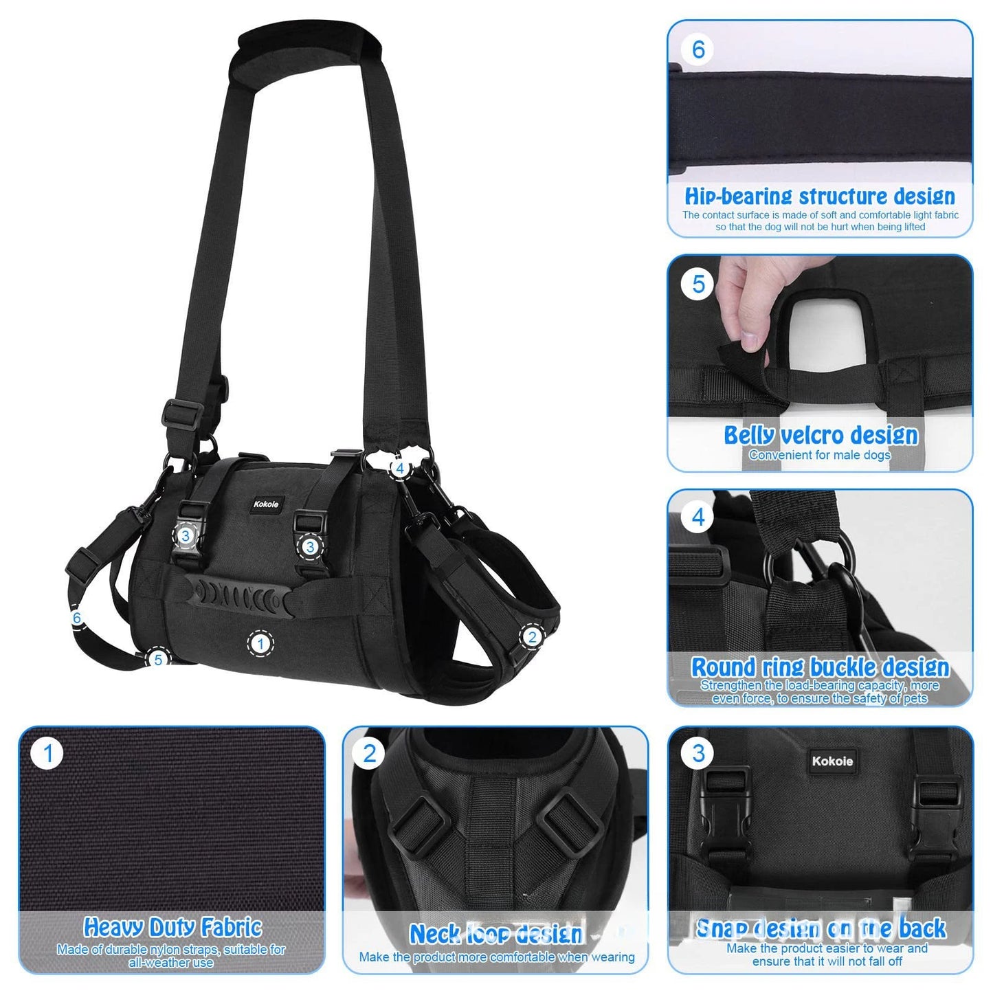 Dog Sling For Back Legs