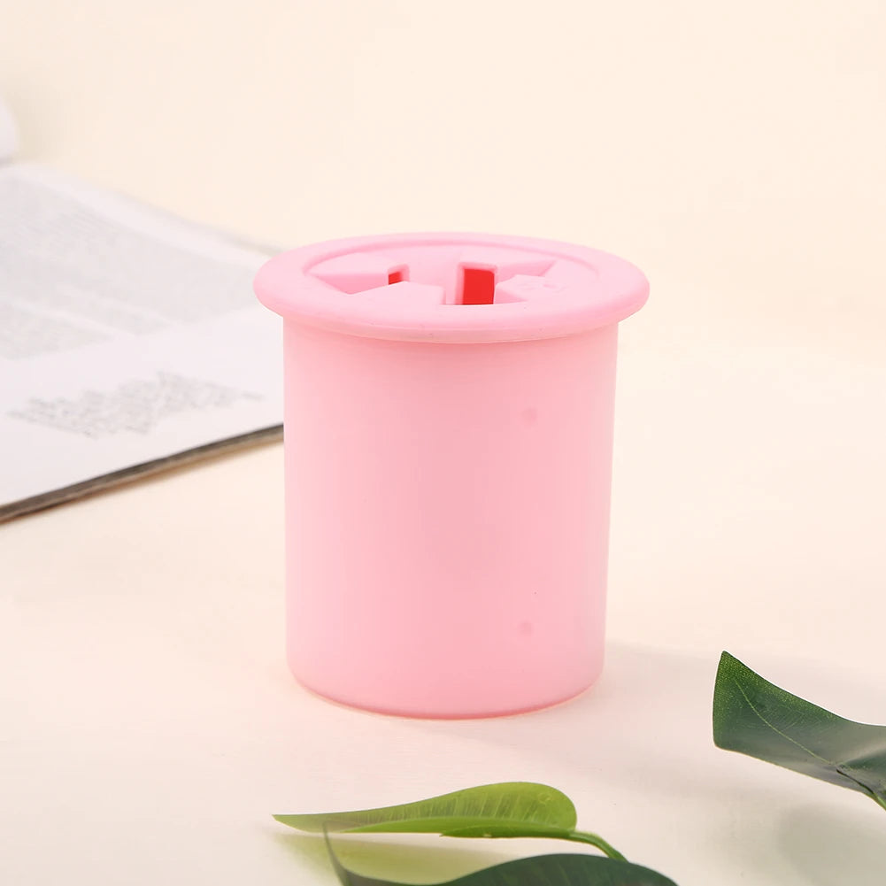 Dog Muddy Paw Cleaner in Pink 8x7.5cm