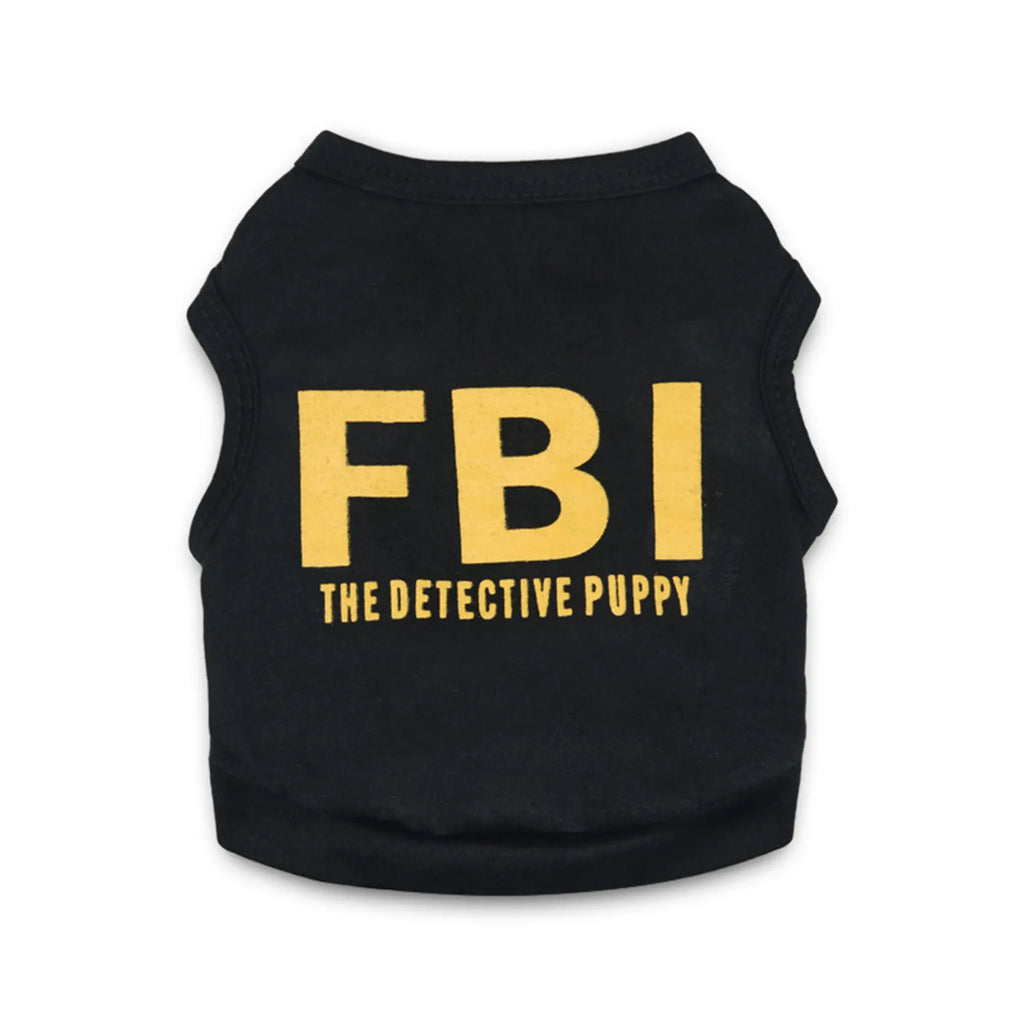 FBI dog vest in Black
