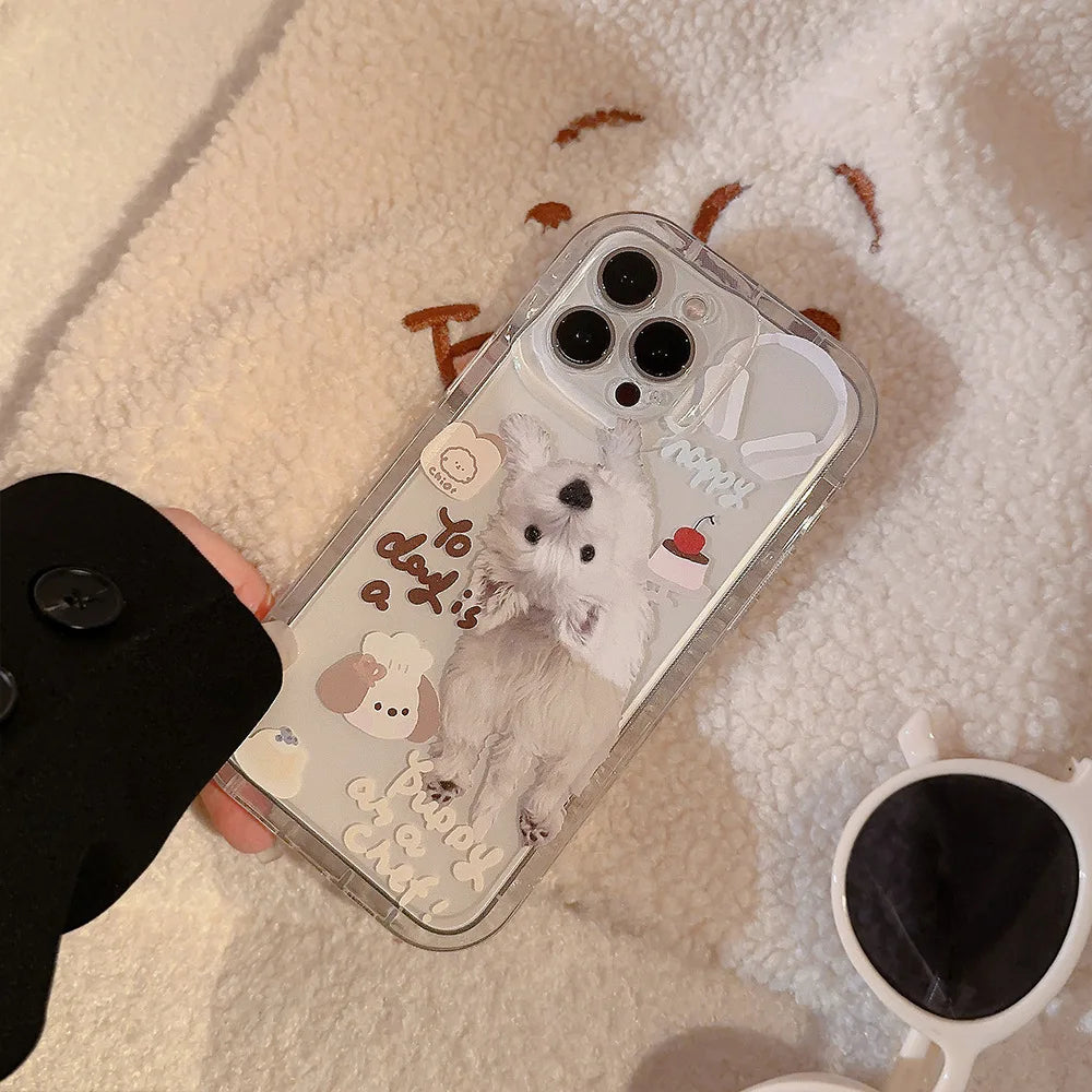 Dog Clear iPhone Case