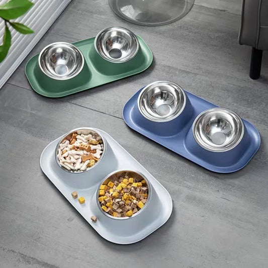 Dog Food And Water Bowls