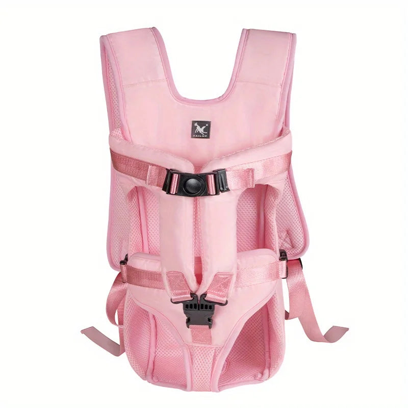 Dog Backpack Carrier in Pink
