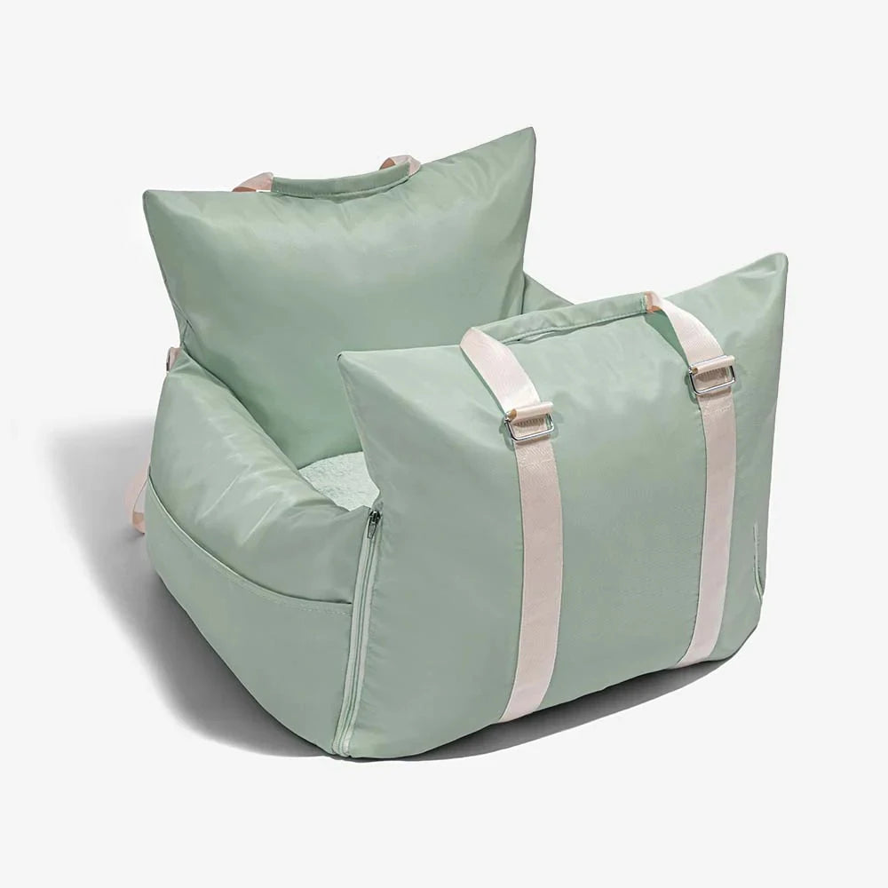 Dog Car Seats in Light Green