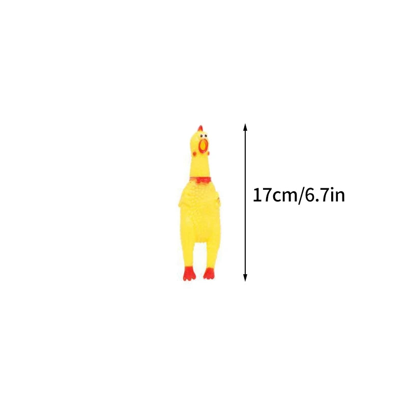 Dog Toys Screaming Chicken Squeeze Sound in 17Cm