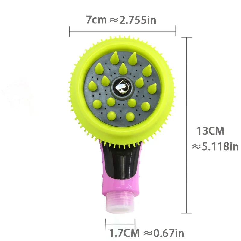 Convenient bath head that makes cleaning your dog or cat easier