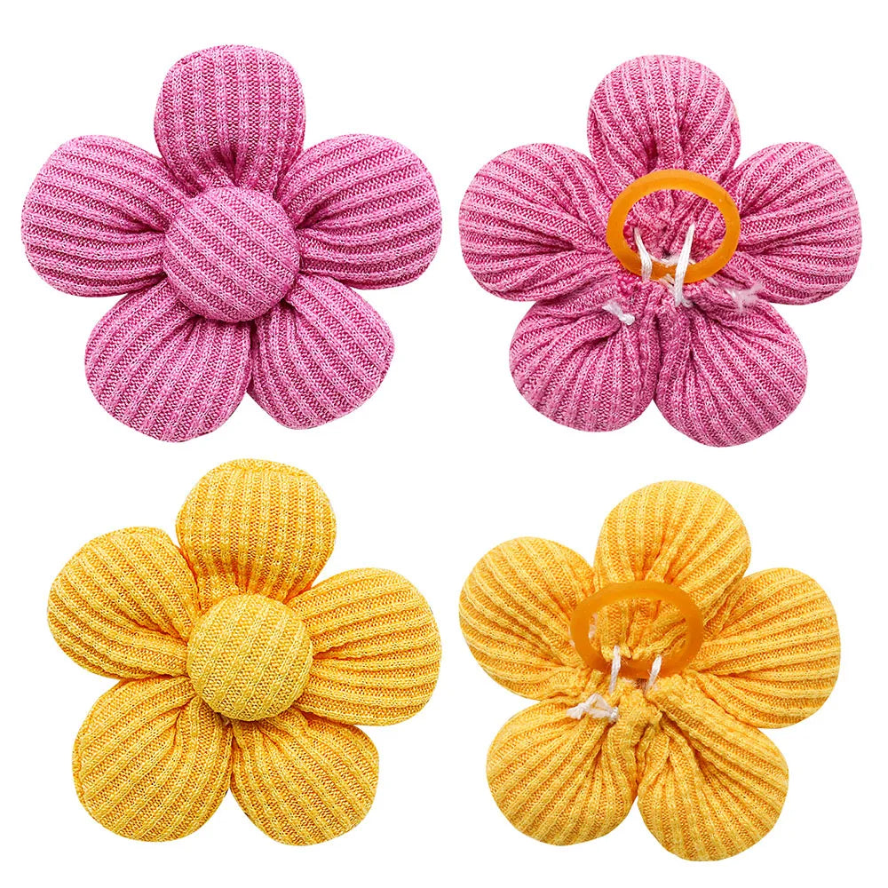 Dog Flower Bow