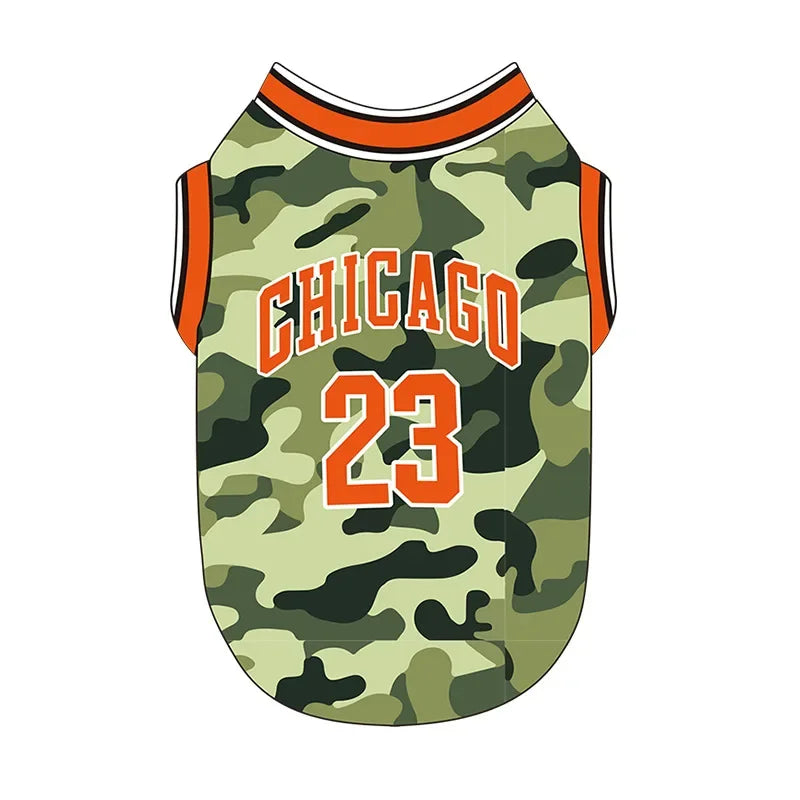 Basketball Jerseys For Dogs in Green