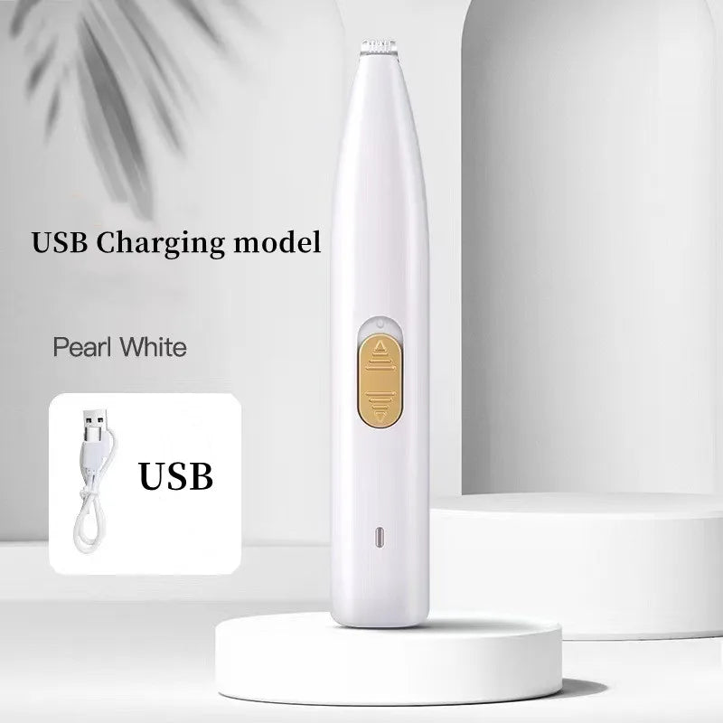 Electric Dog Hair Shaver in USB White