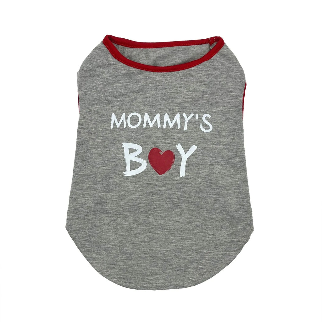 Cute Dog Shirts in Gray