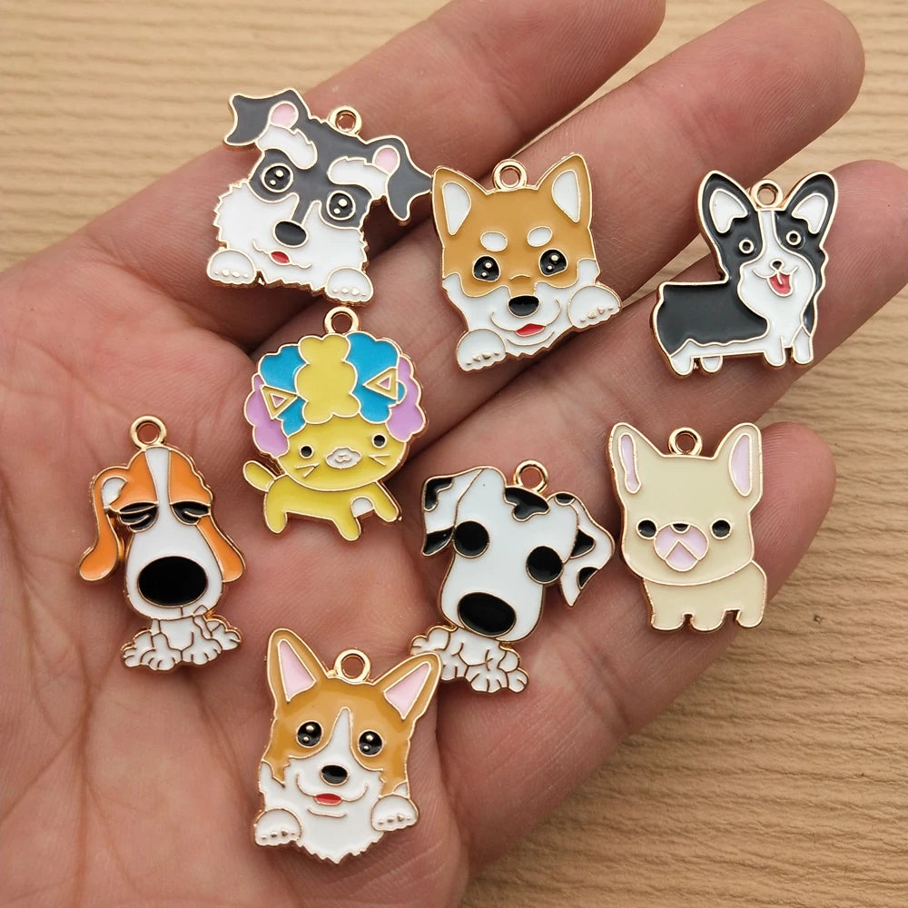 Dog Charms For Jewelry Making