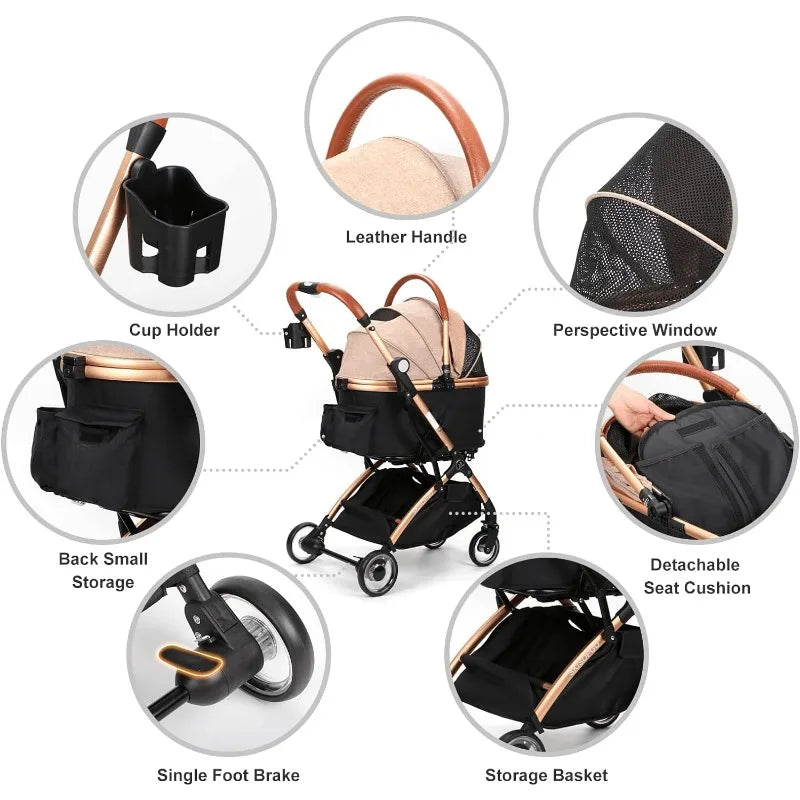 Foldable Dog Stroller