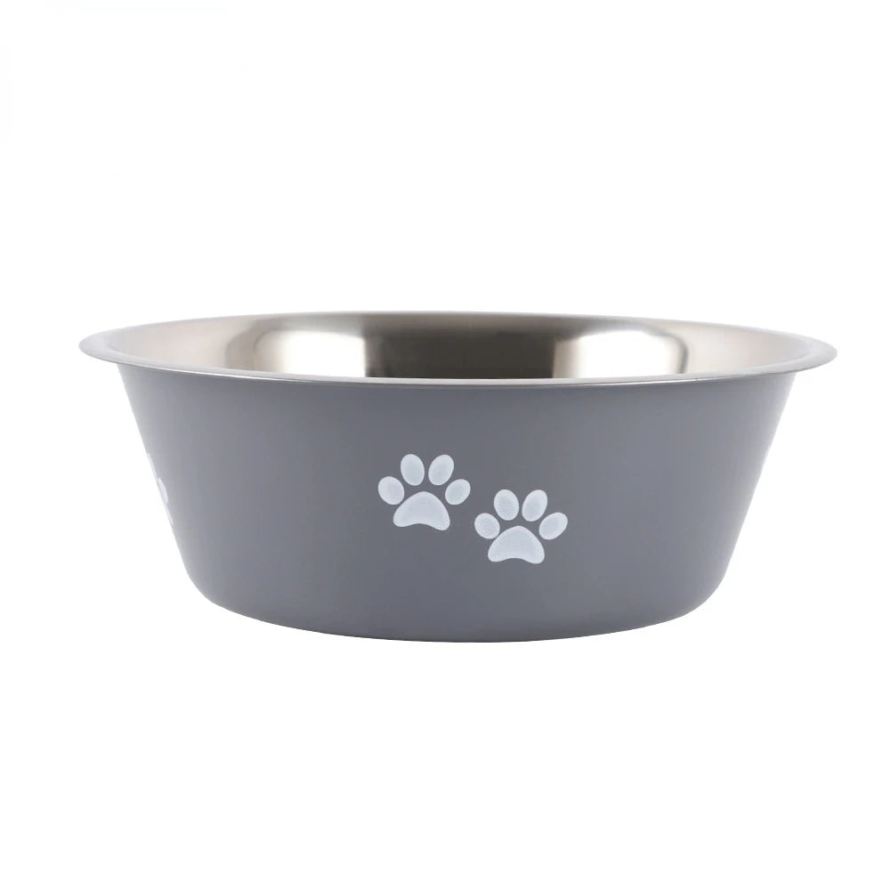 Non Slip Dog Bowls in Gray