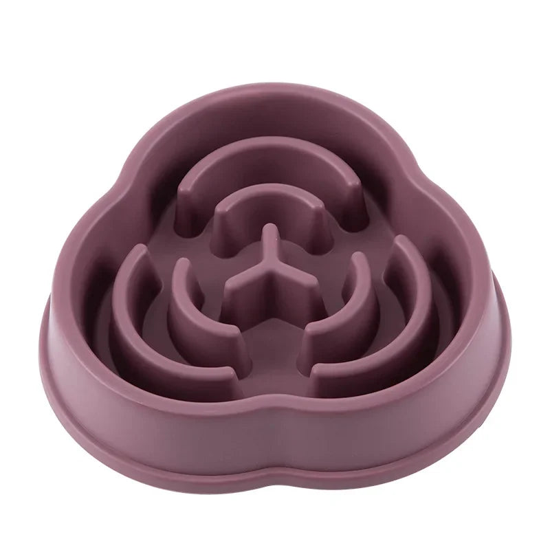 Slow Feed Bowls For Dogs in Purple