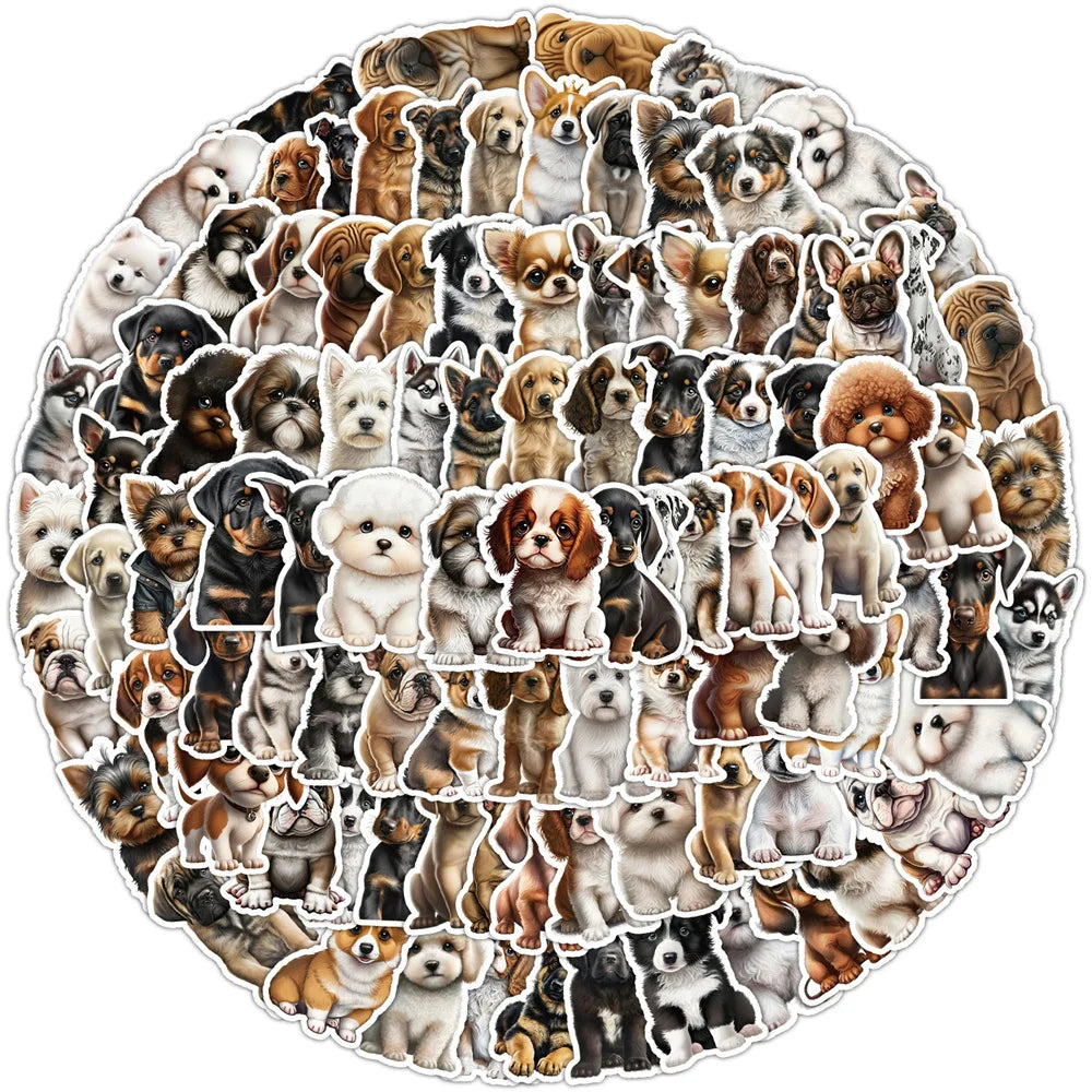 Cute Puppy Stickers
