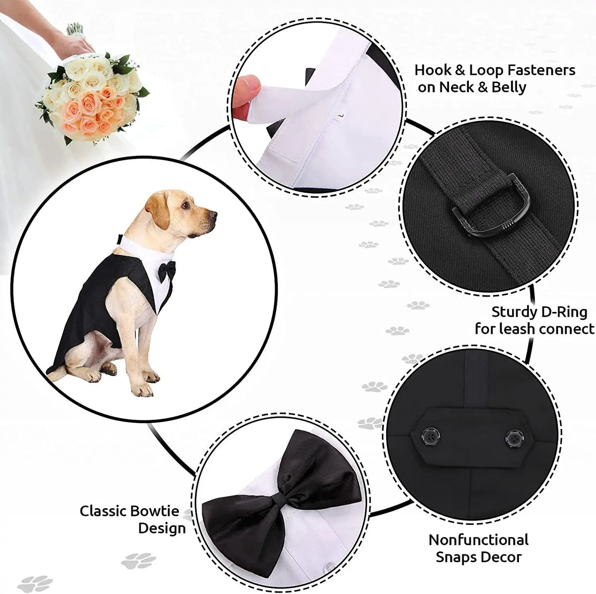 Dog Clothes Tuxedo, photo 3