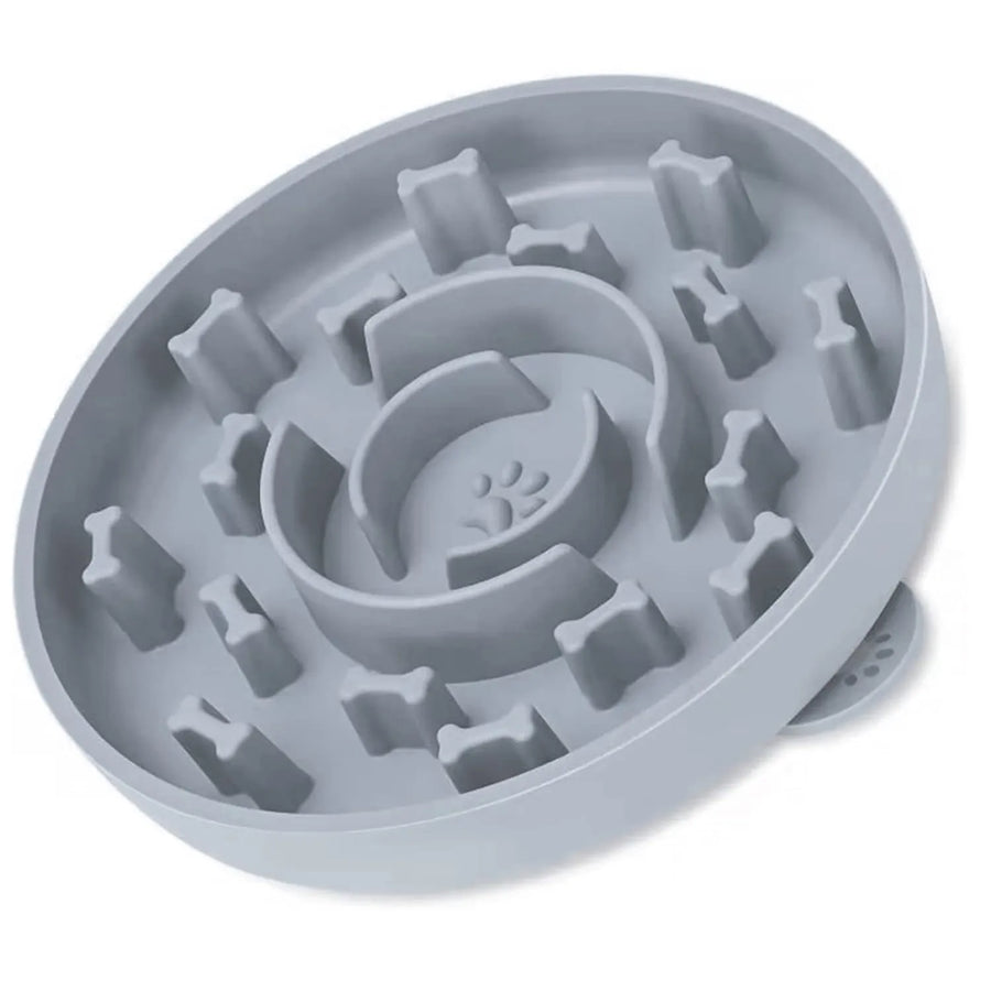 Slow Down Eating Time up to 10X: The unique design of the fun feeder slo-bowls prevents indigestion and obesity caused by eating too fast. By slowing down their eating time, the slow feeder helps prevent choking and promotes a healthy eating pace, allowing your dog to adjust their weight.