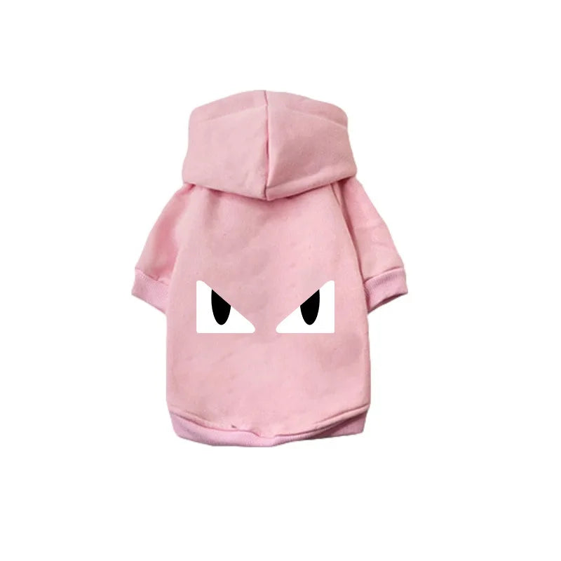 Dog Clothes Hoodies in Pink