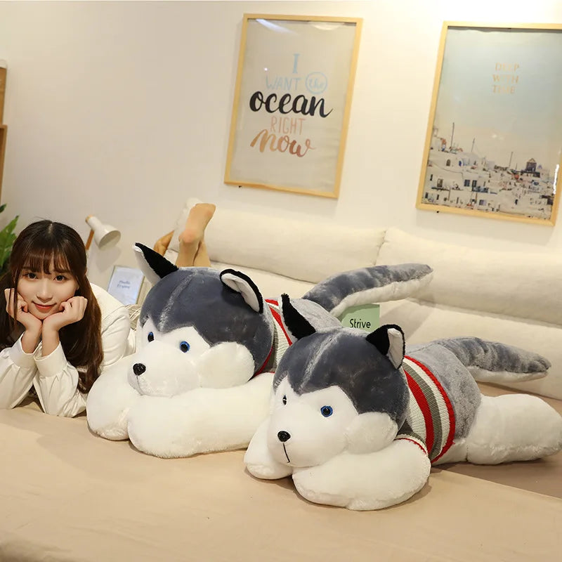 Large Husky Plush Toy