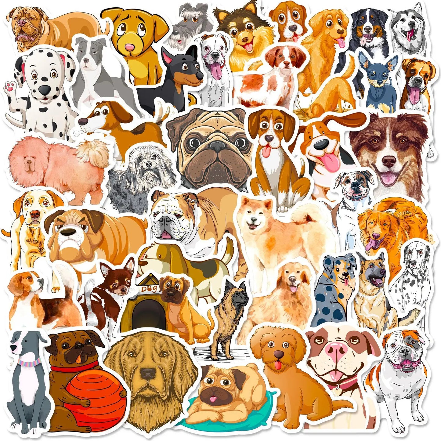 Cartoon Dog Sticker