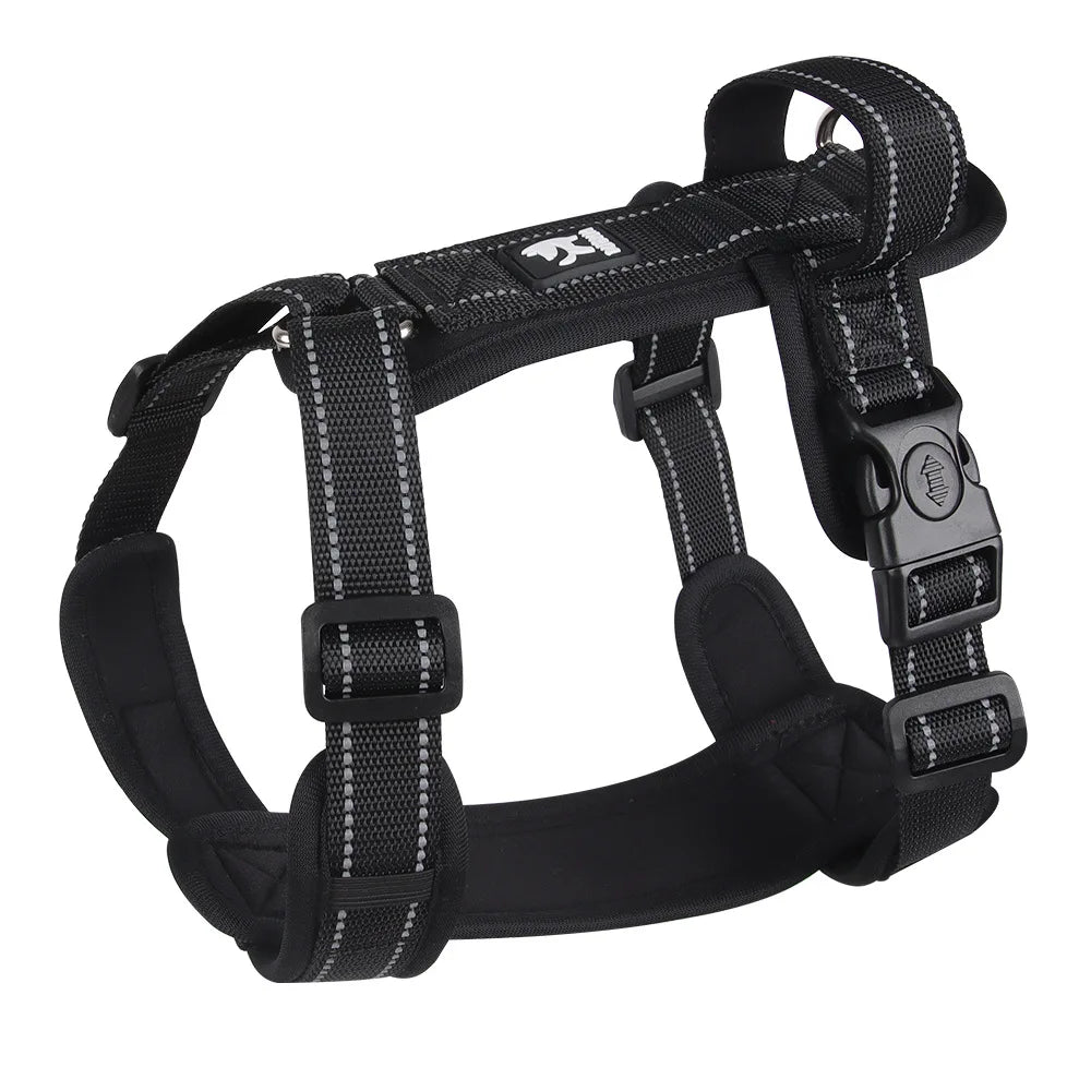 Dog Harness With Handle in Black