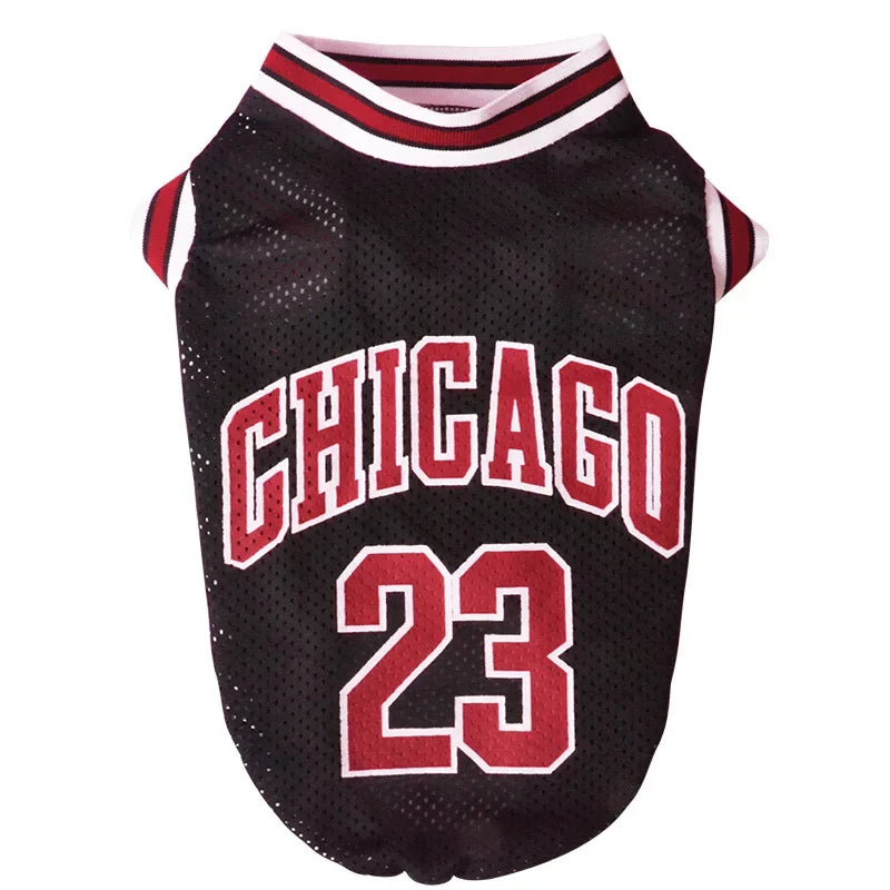 Basketball Jerseys For Dogs in Black