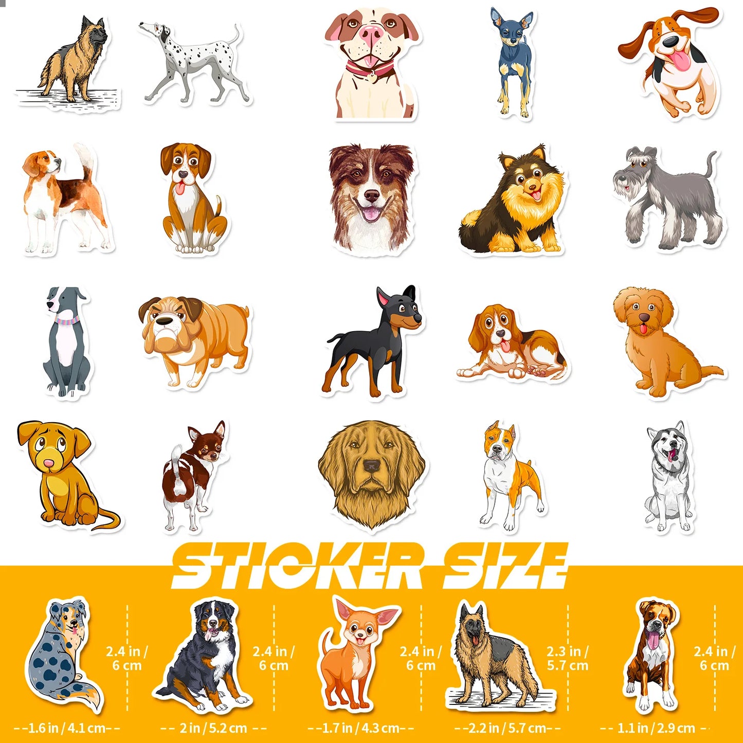 Cartoon Dog Sticker