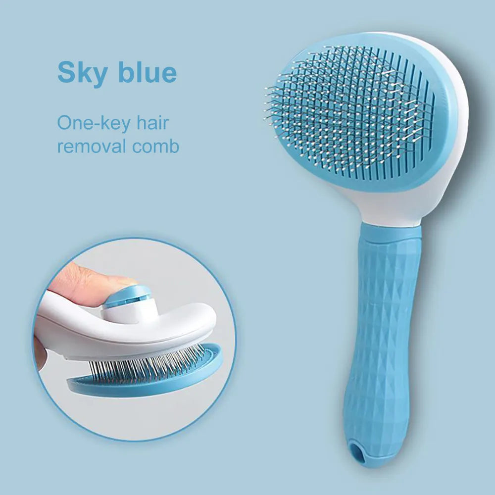 Dog Hair Brush in Blue