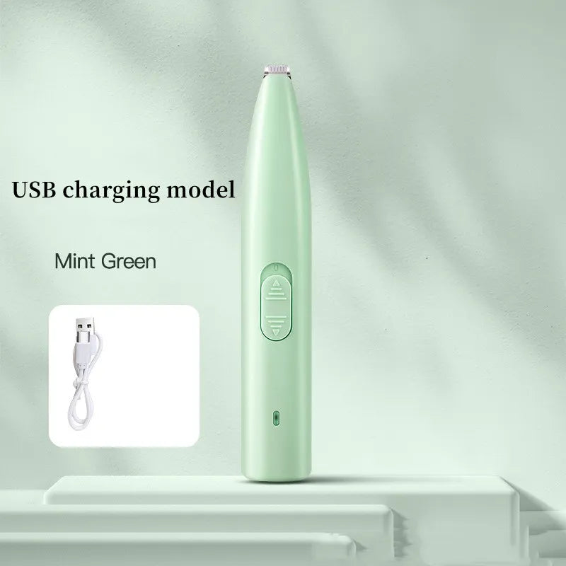 Electric Dog Hair Shaver in USB Green