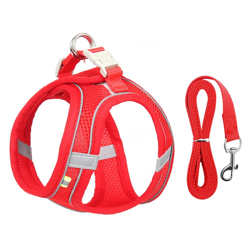 Comfort Harness For Small Dogs in Red