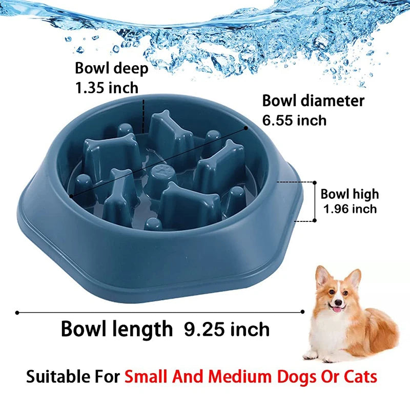 Slow Feed Dog Bowl For Small Dogs