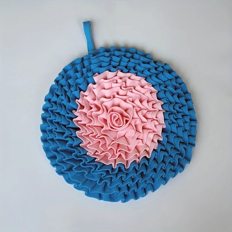 Snuffle Mats For Small Dogs in Blue & Pink
