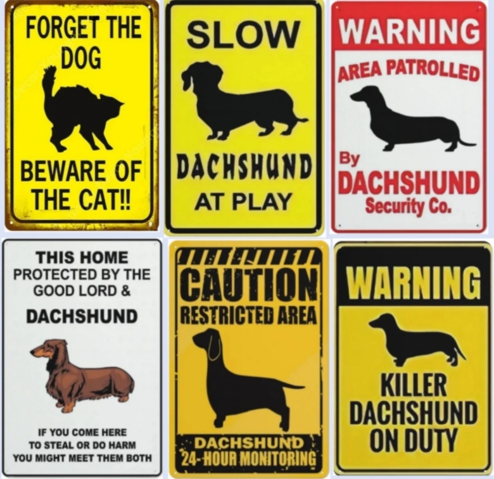 Dog warning Signs