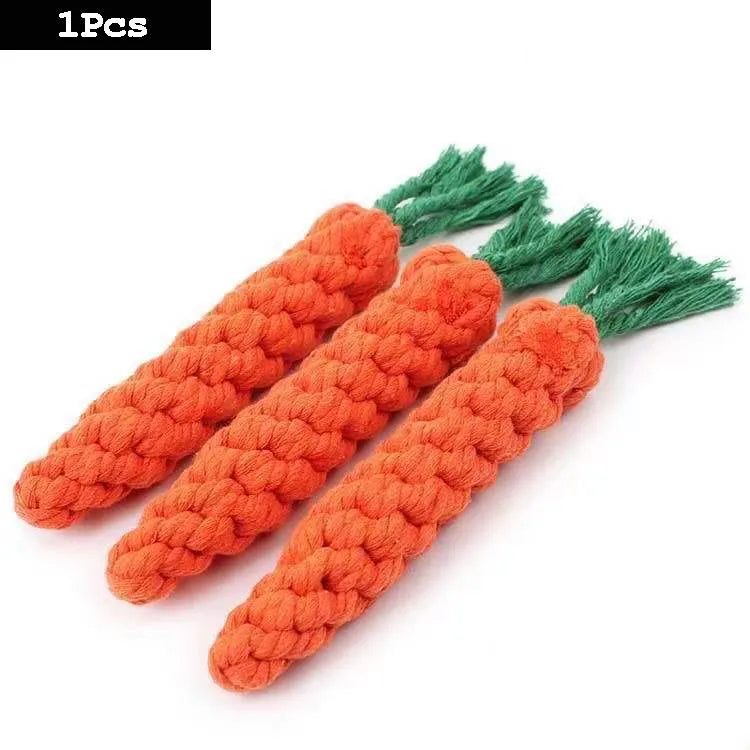 Dog Rope Toys in 22cm Carrot