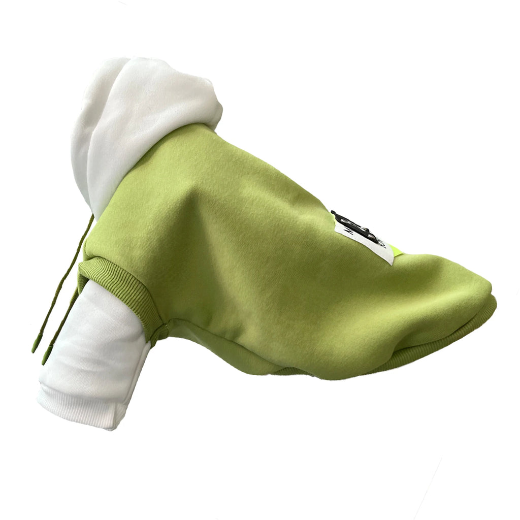 Dog Hoodie in Green
