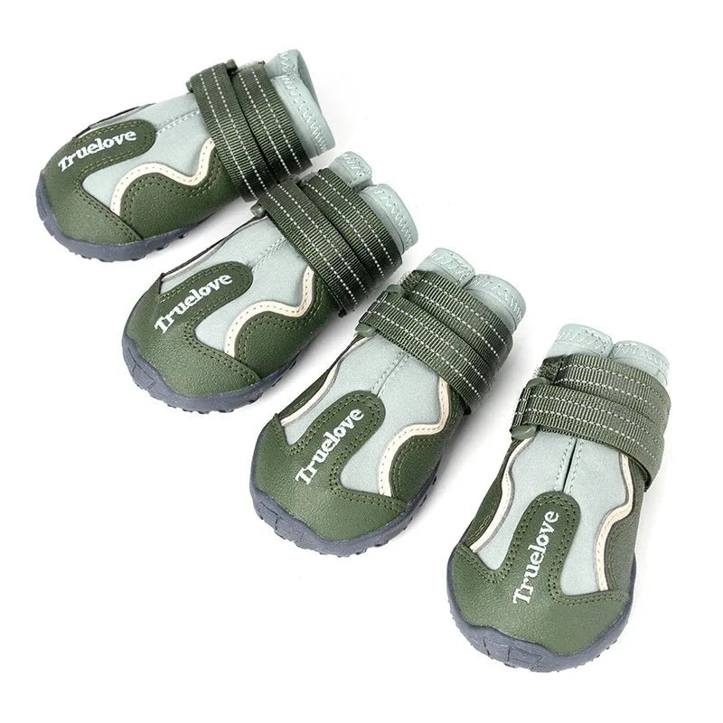 Anti Slip Dog Shoes in Cypress Harbor Gray